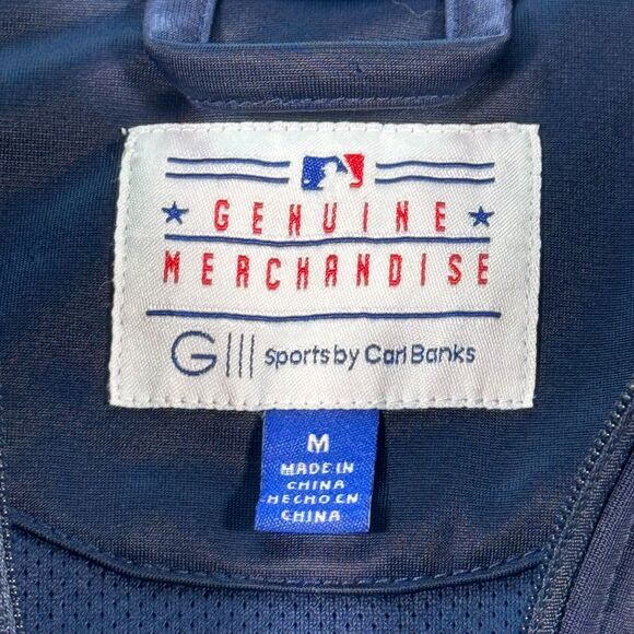 New York Yankees Jacket Adult Medium Blue Gray G-III Carl Banks Baseball MLB - Picture 4 of 10